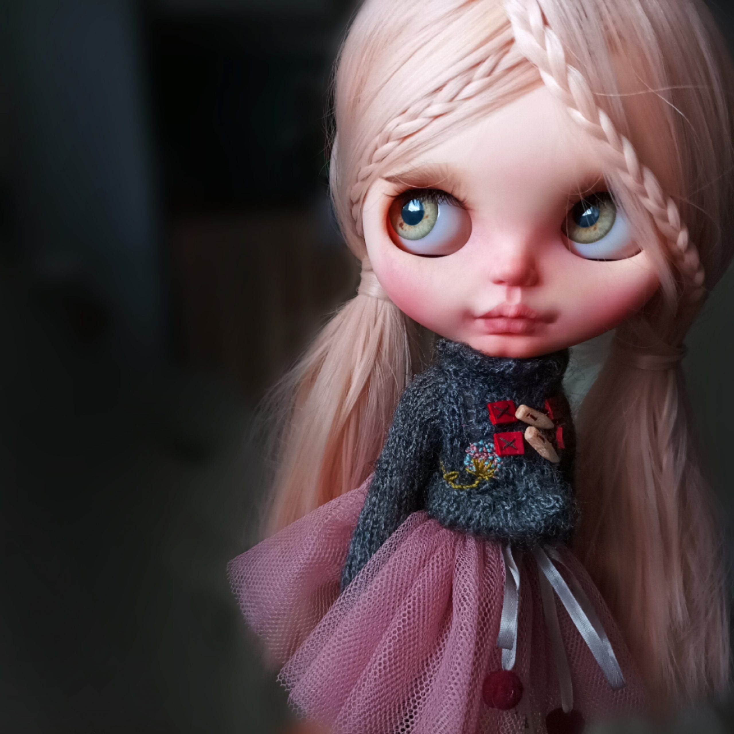 #046-02 OOAK-BlyteDollPrimRose