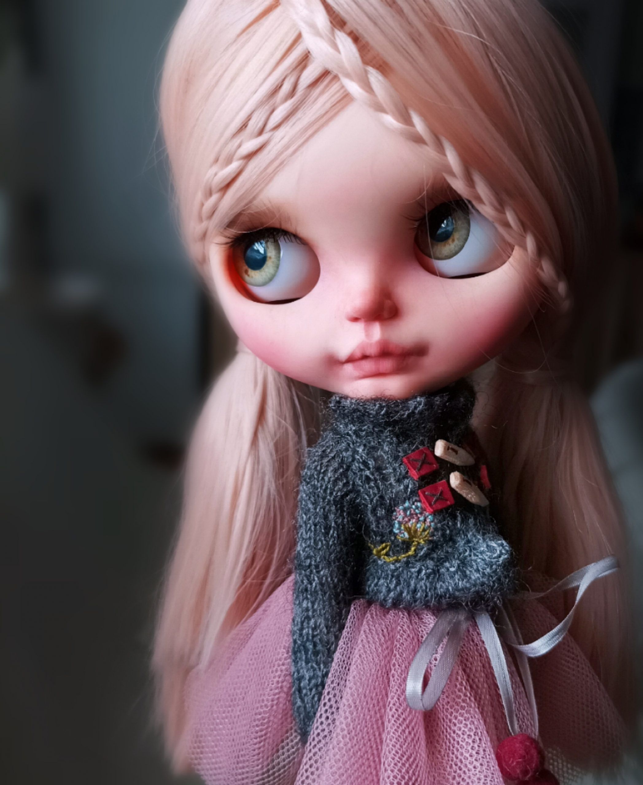 #046-06 OOAK-BlyteDollPrimRose