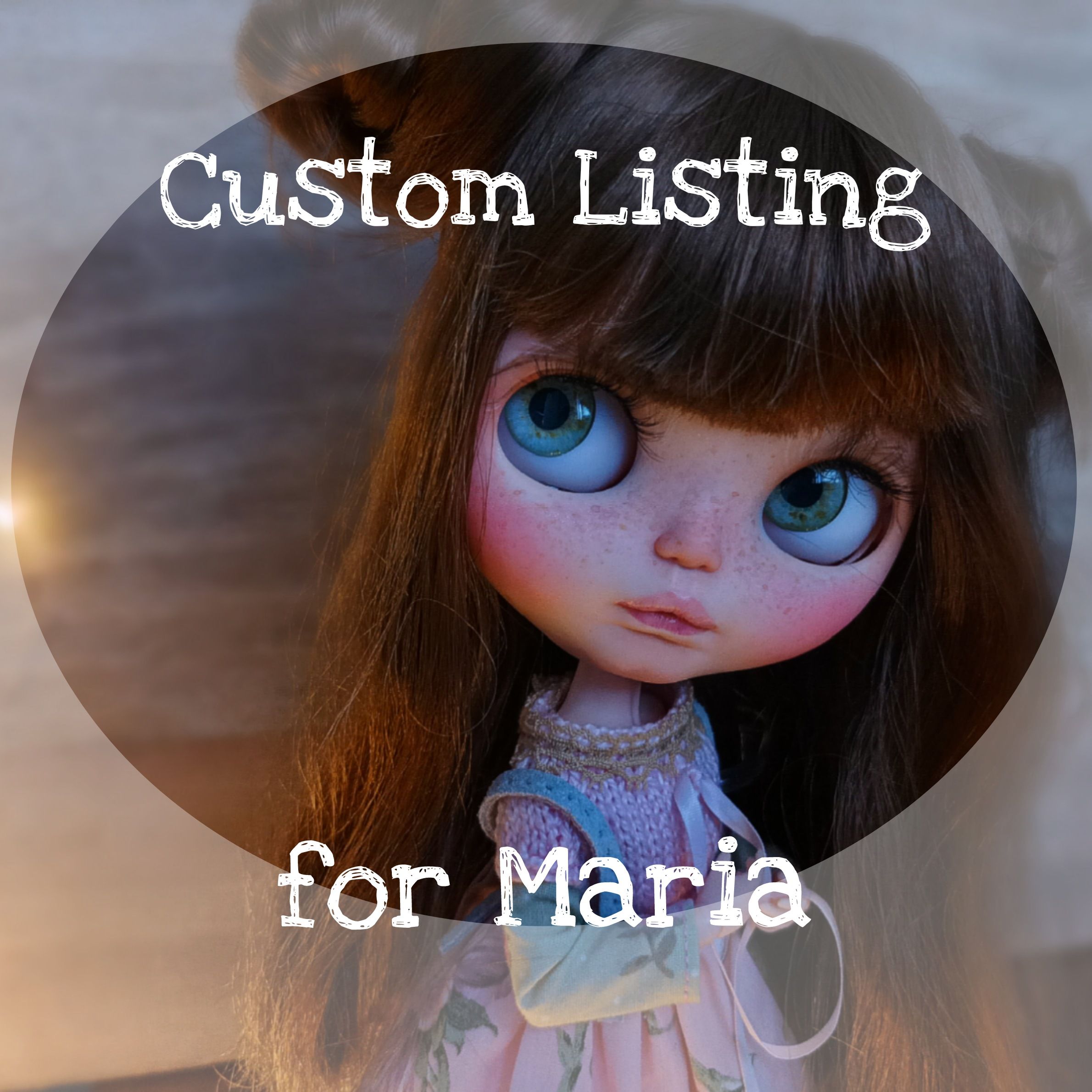 #106-01 CustomListingForMaria