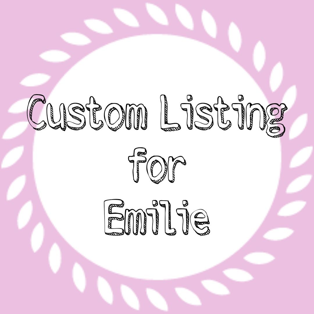 #118-01 CustomListingForEmilie