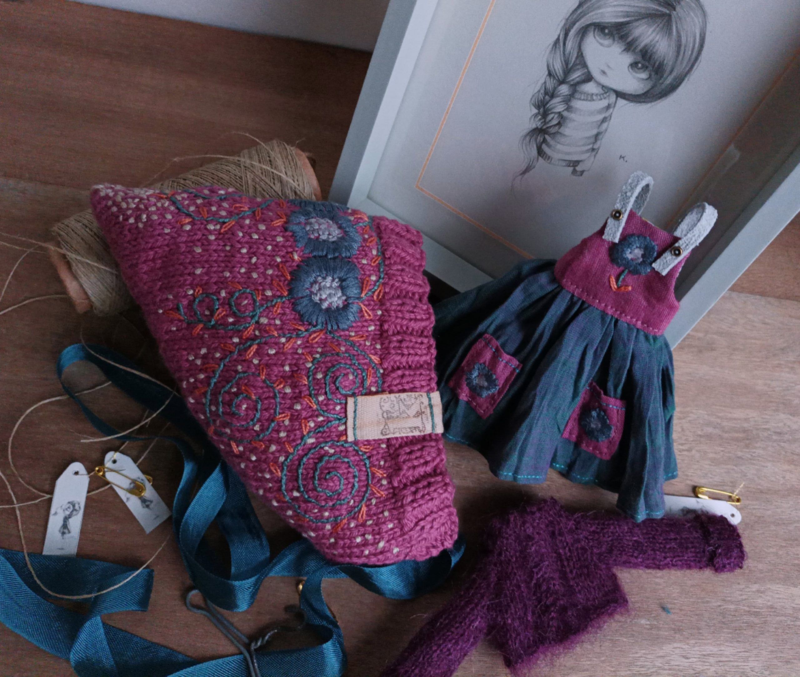 #143-05 PinkAndBluePixieSet