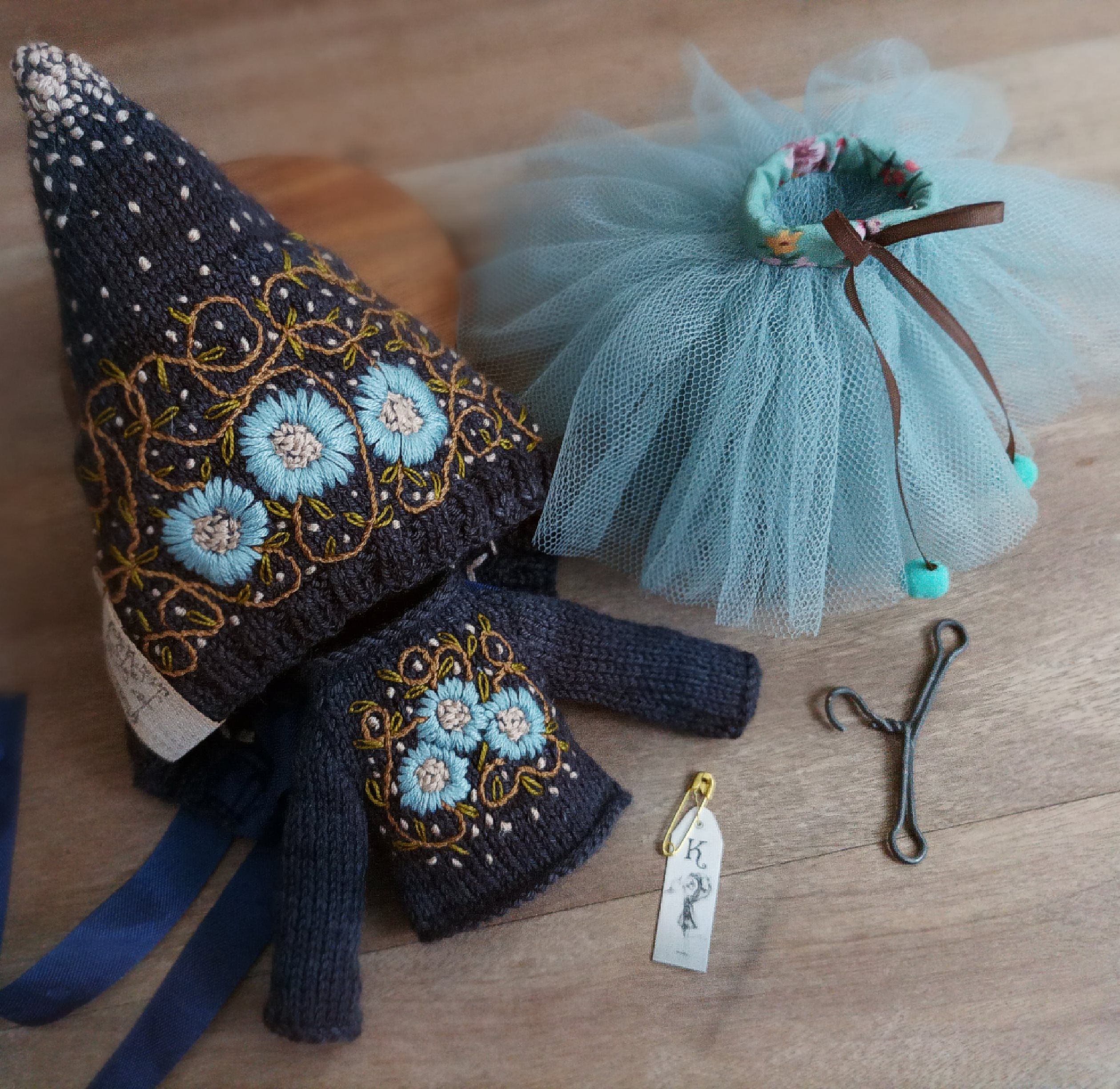 #155-02 DarkBluePixieSet