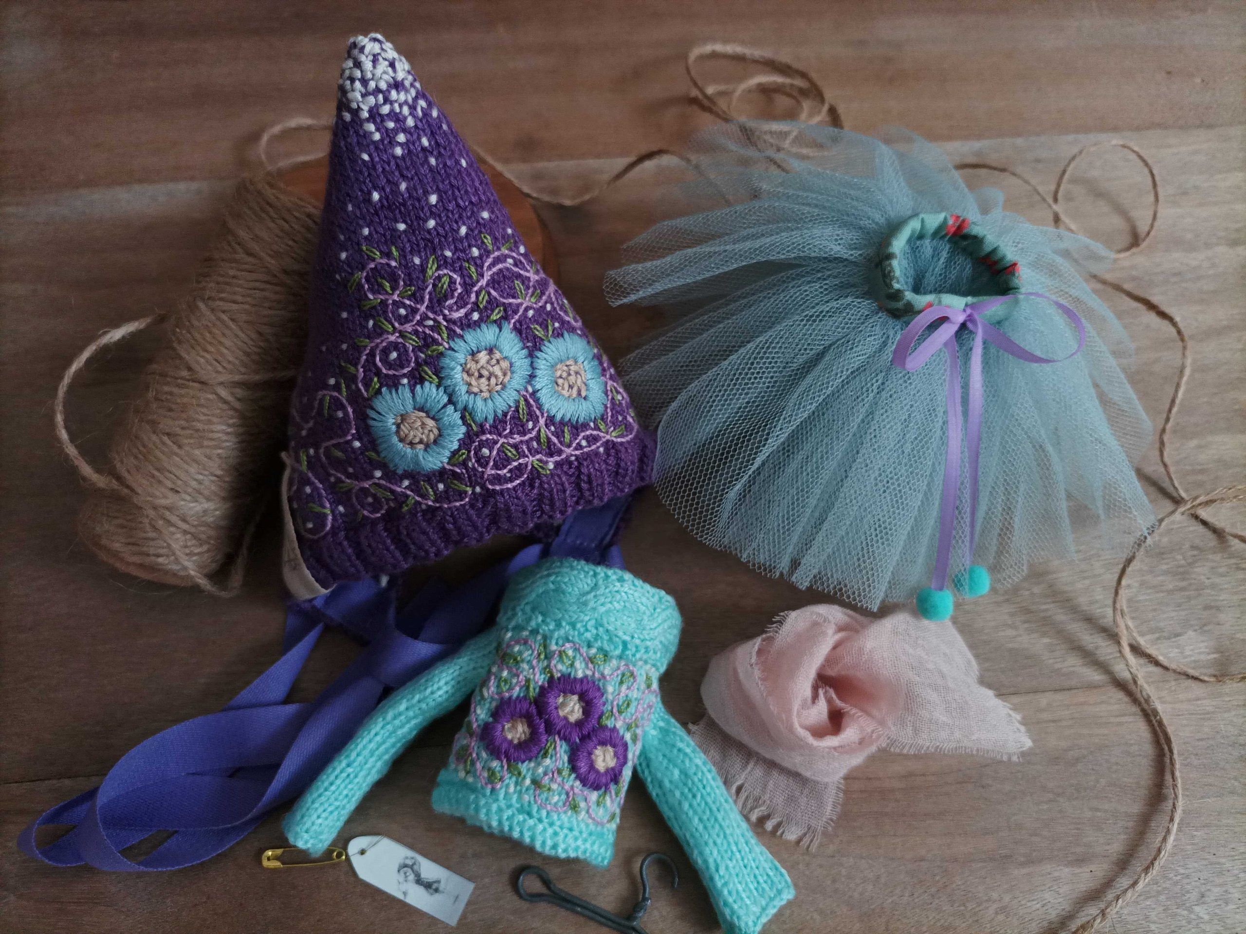 #156-01 PurpleAndTurquoisePixieSet
