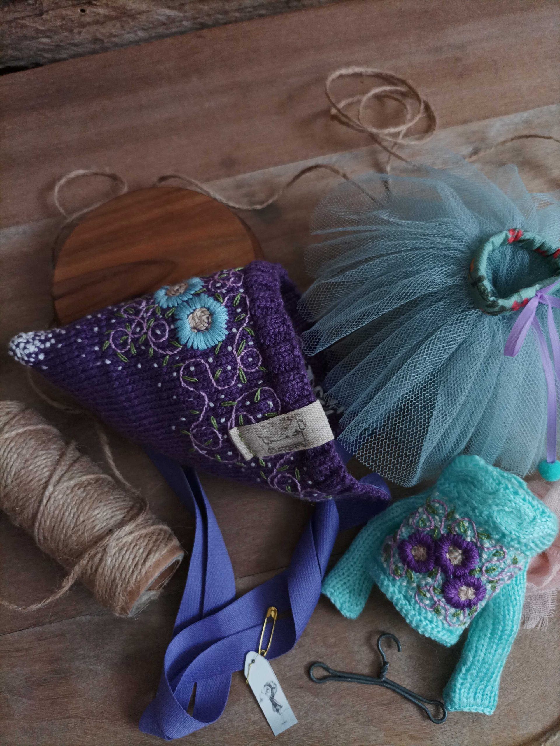 #156-03 PurpleAndTurquoisePixieSet