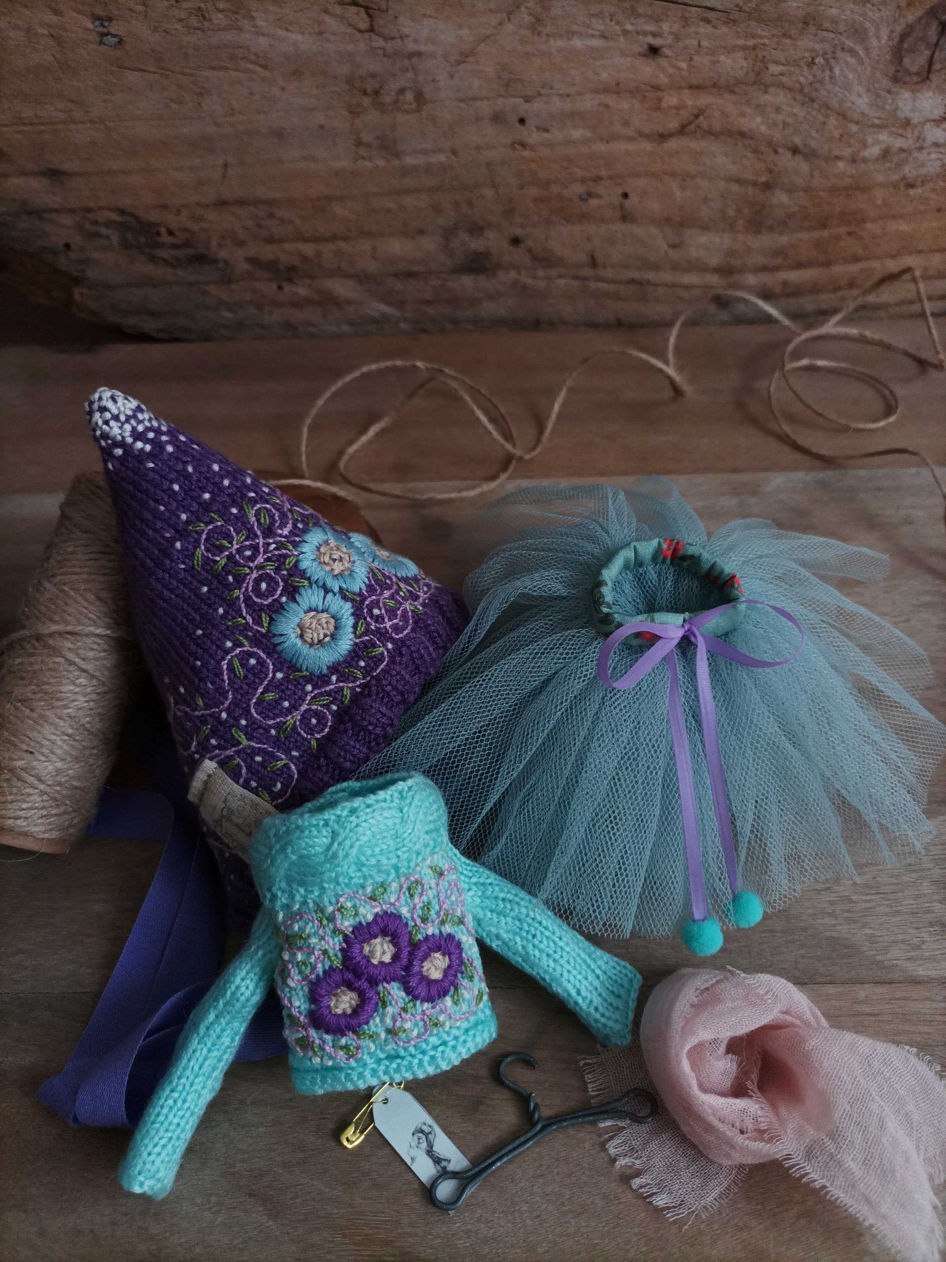 #156-06 PurpleAndTurquoisePixieSet