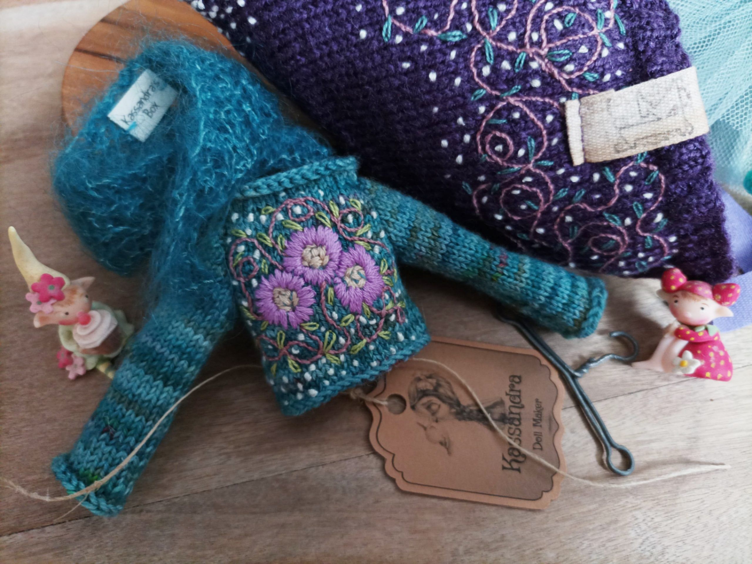#159-04 DeepPurpleAndTurquoisePixieSet
