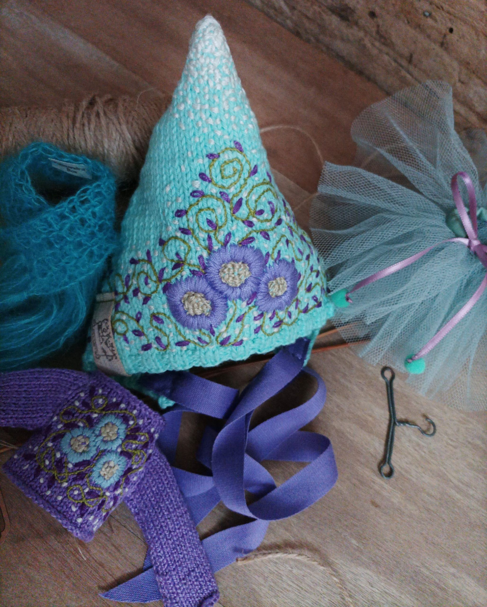 #161-03 TurquoiseAndPurplePixieSet