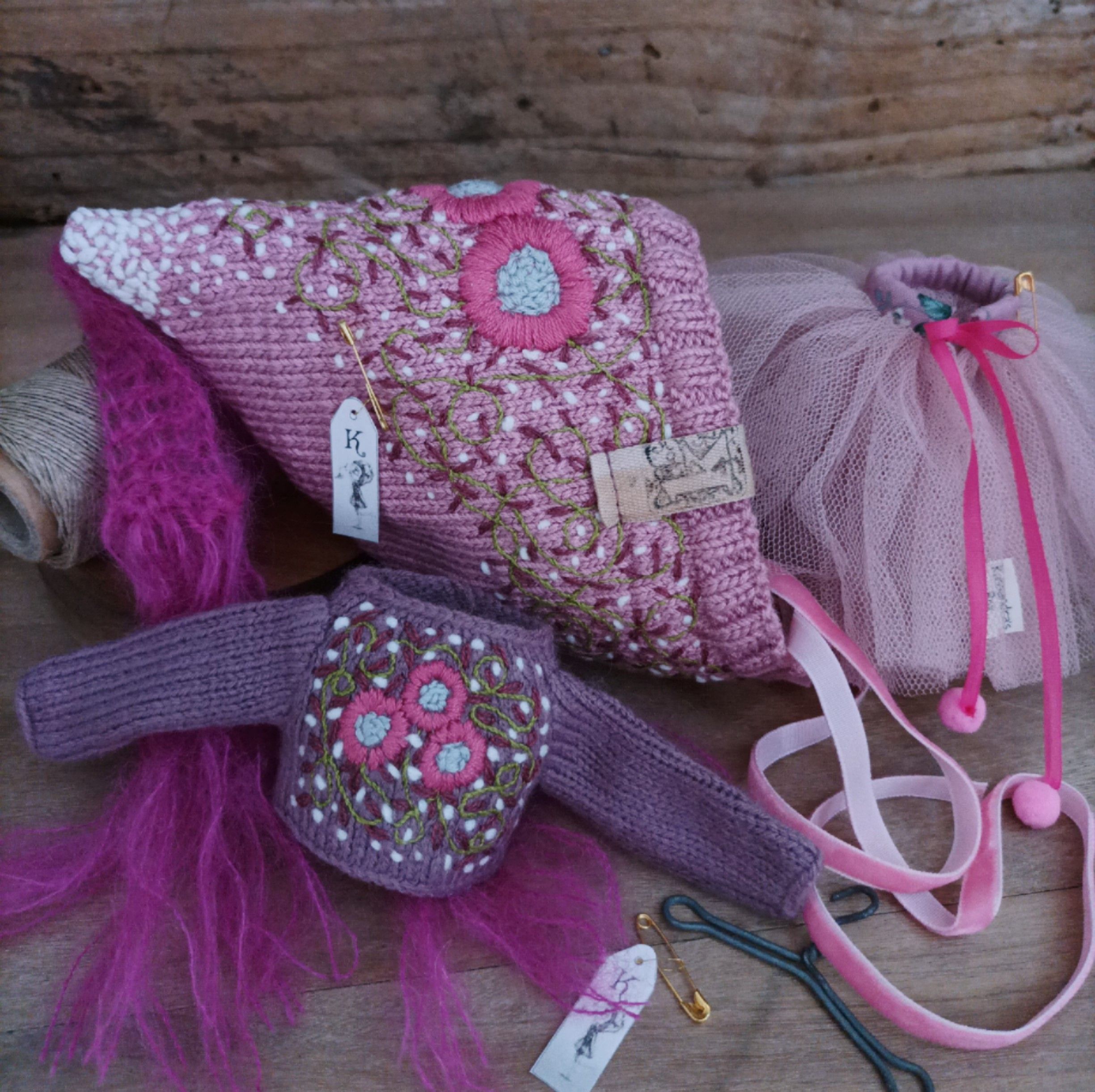 #175-01 PinkAndLavenderPixieSet