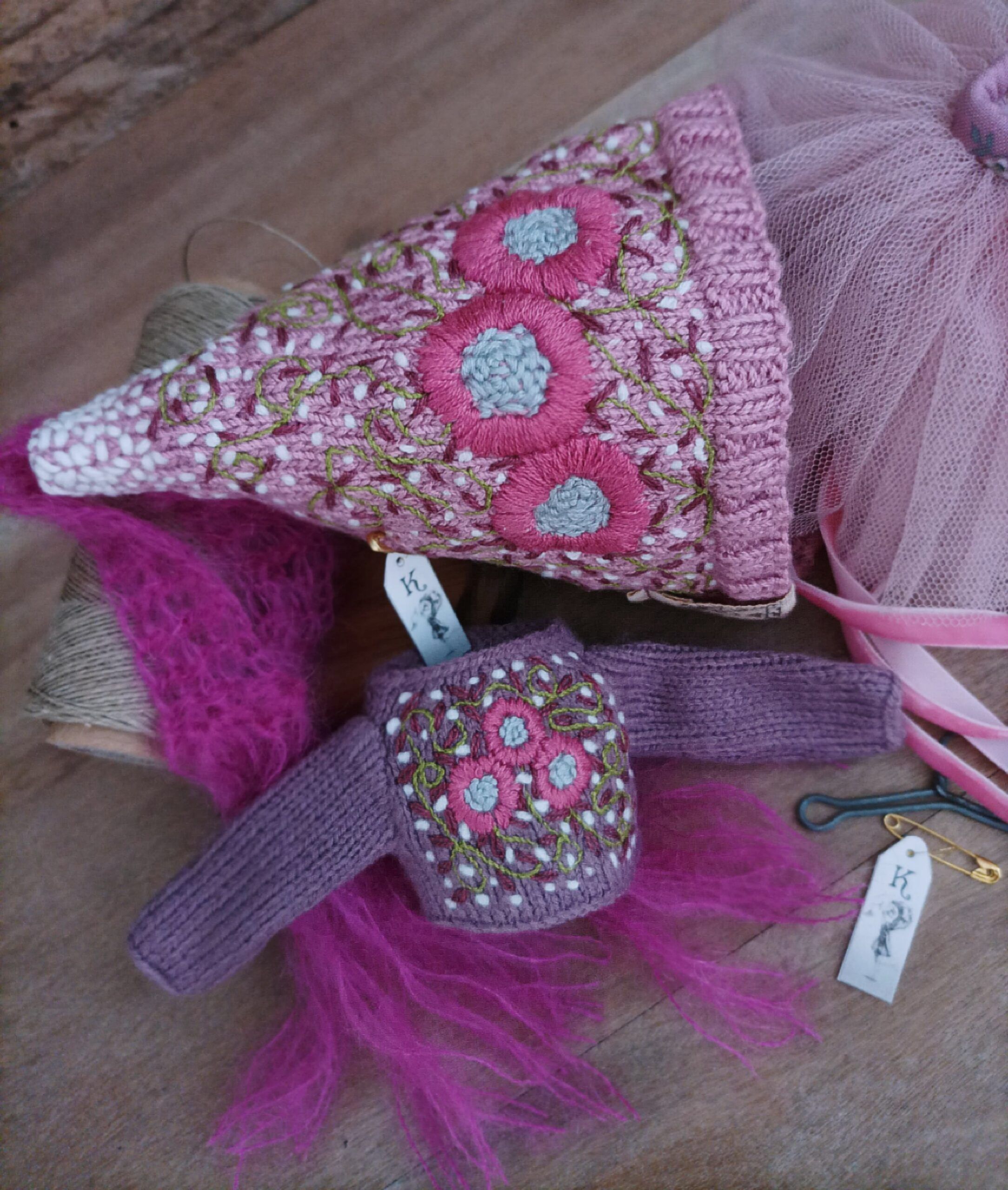 #175-03 PinkAndLavenderPixieSet