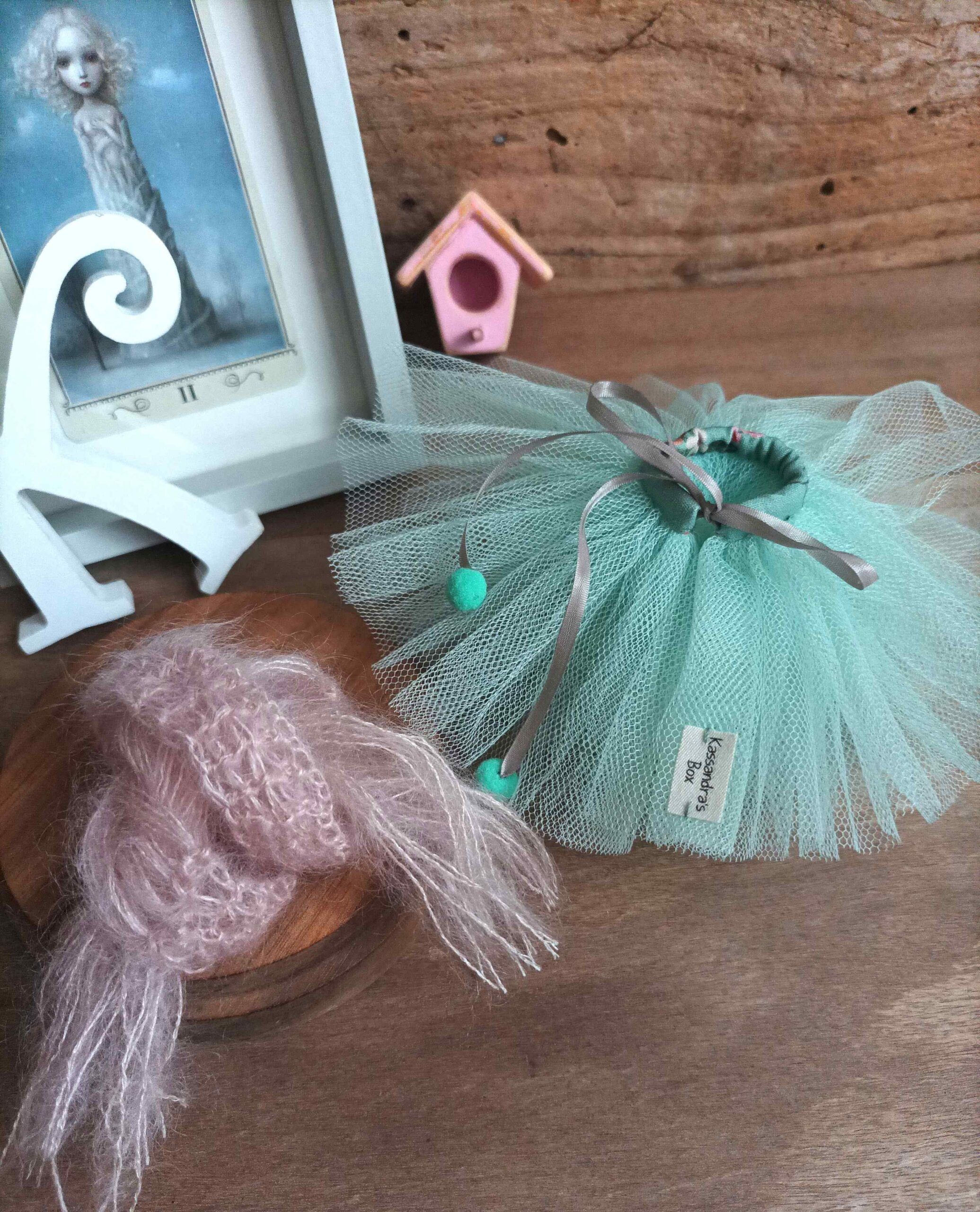 #193-01 TurquoiseTuleSkirt