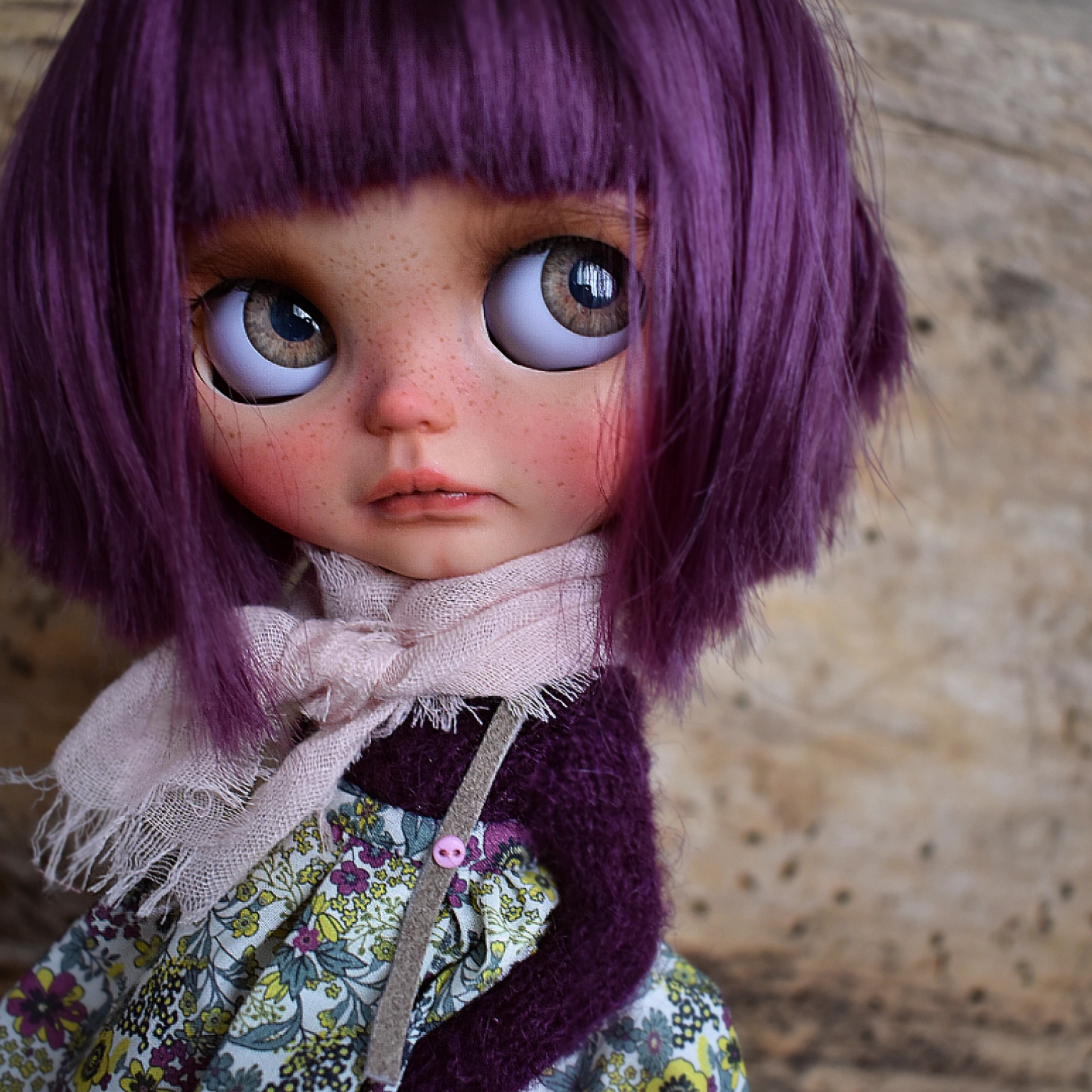 #207-02 OOAK-BlytheDollMulberry
