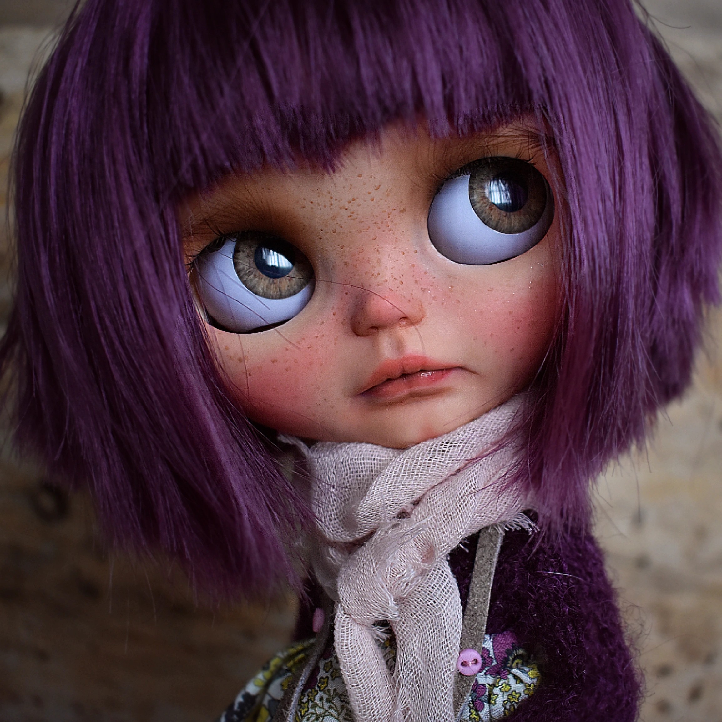 #207-03 OOAK-BlytheDollMulberry