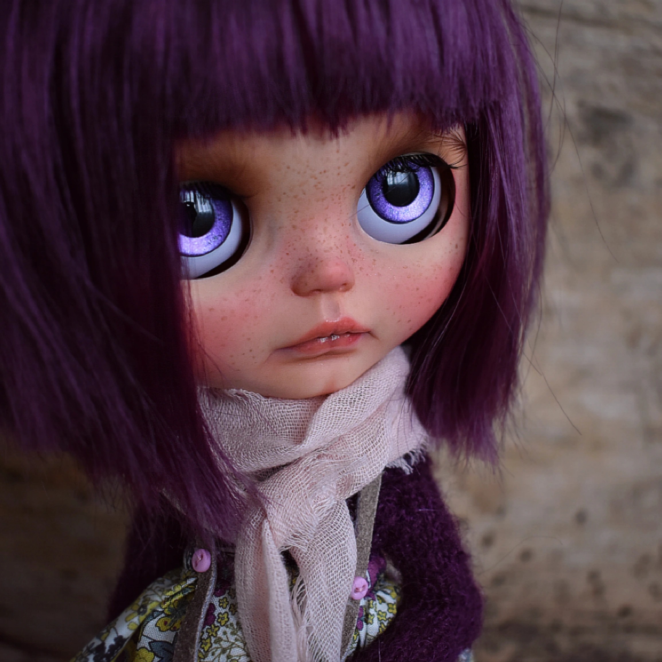 #207-04 OOAK-BlytheDollMulberry