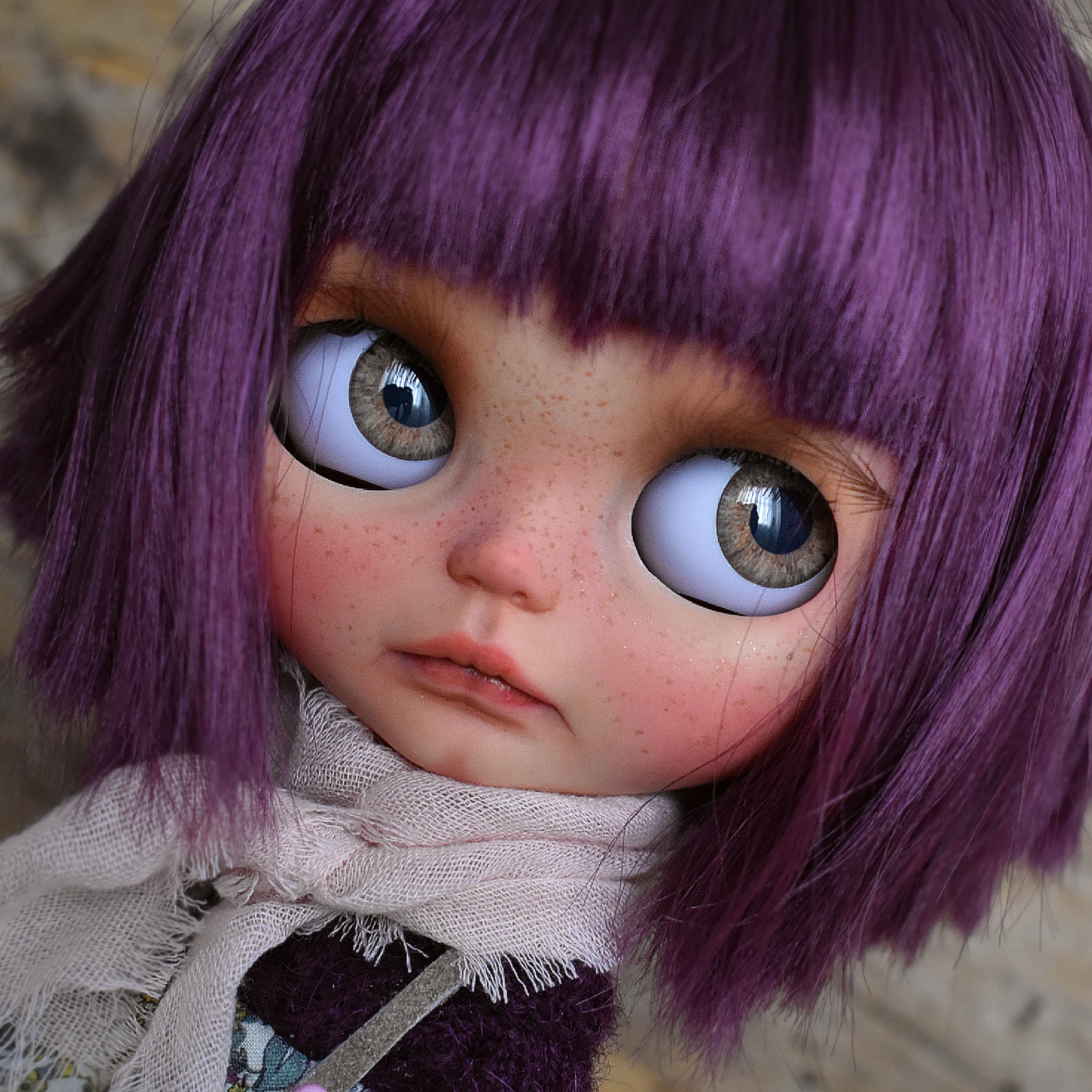 #207-06 OOAK-BlytheDollMulberry