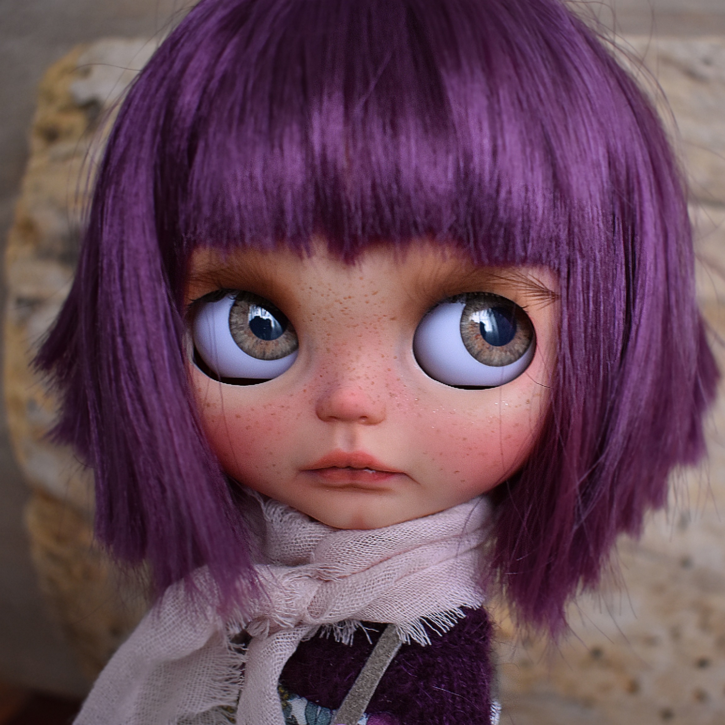 #207-10 OOAK-BlytheDollMulberry