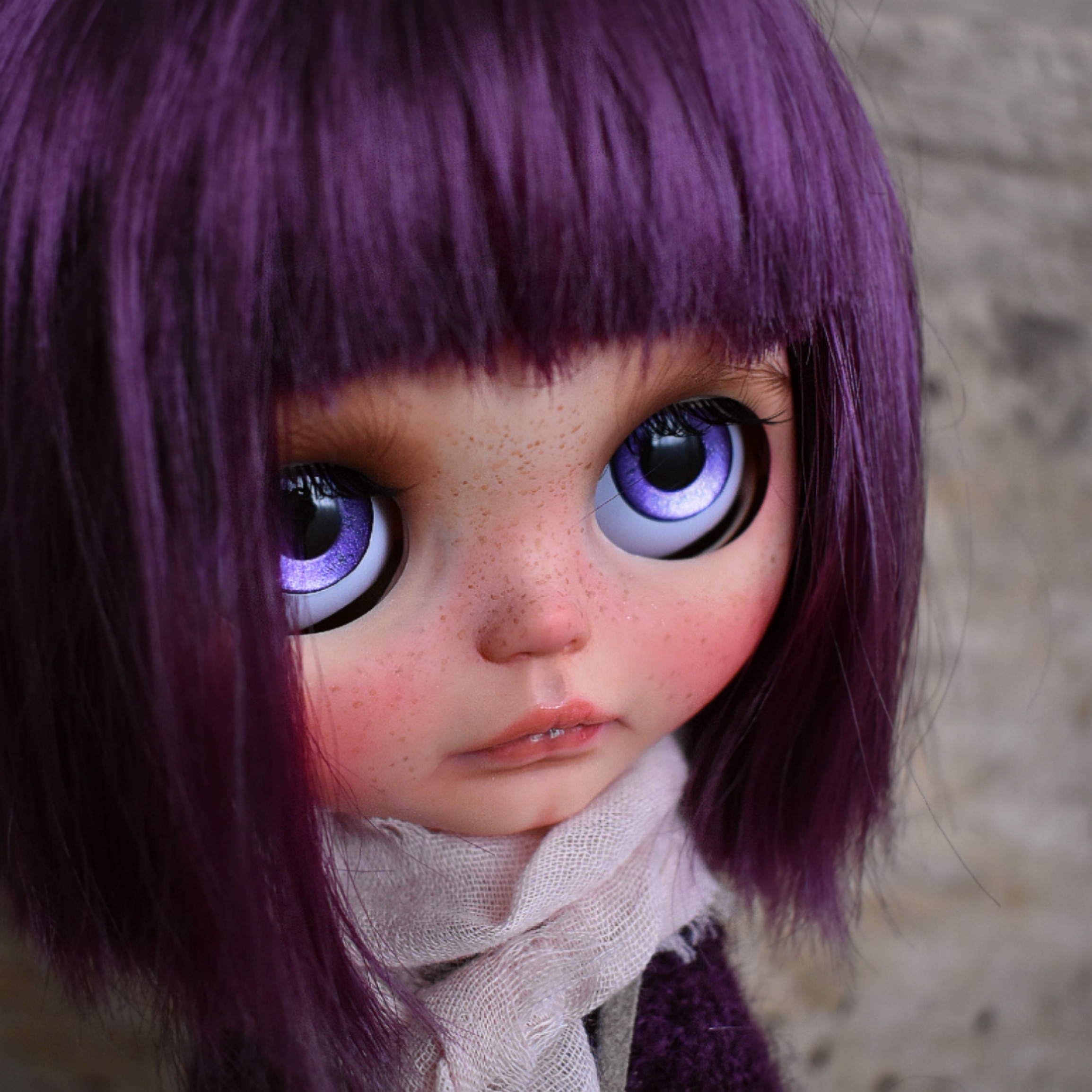 #207-12 OOAK-BlytheDollMulberry