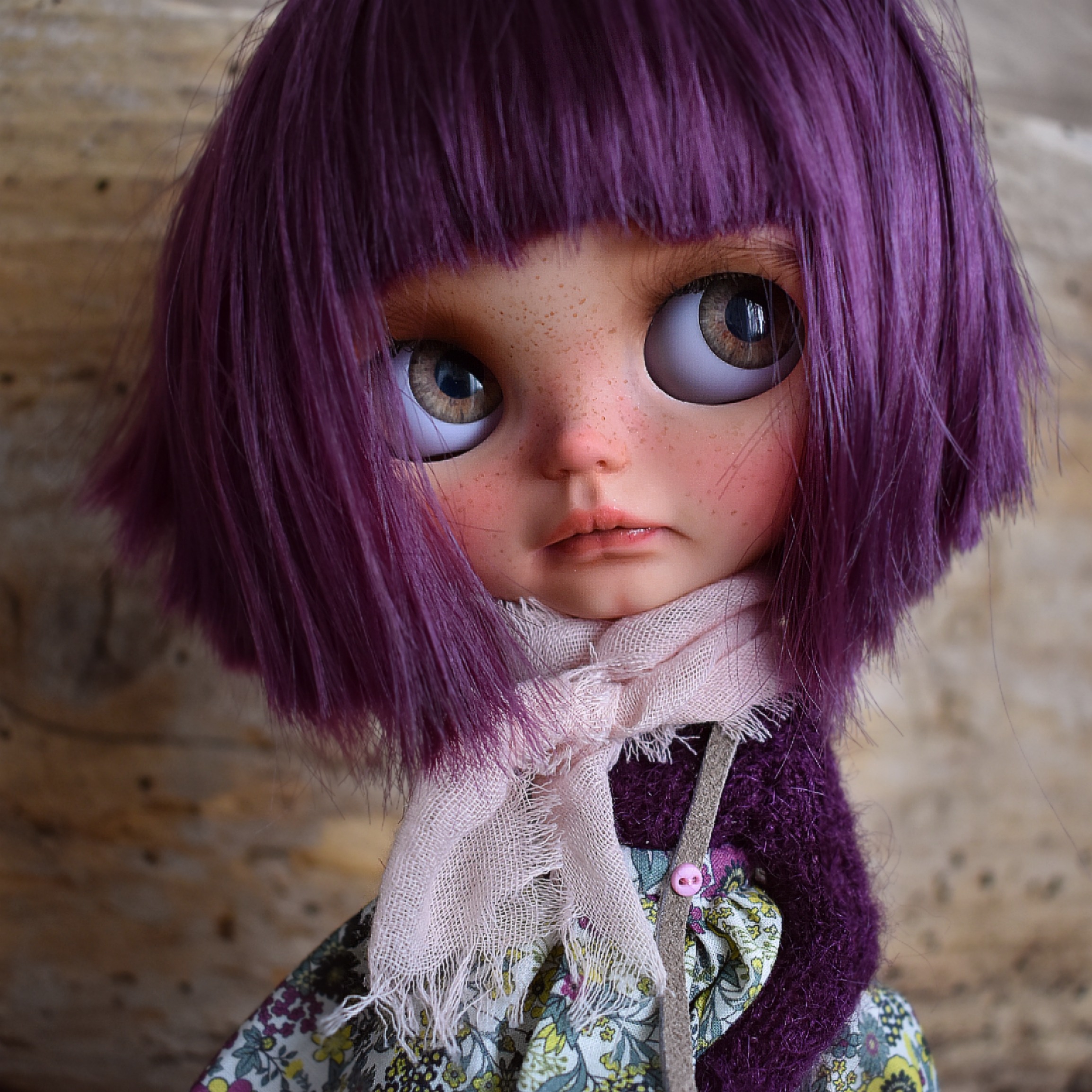 #207-14 OOAK-BlytheDollMulberry