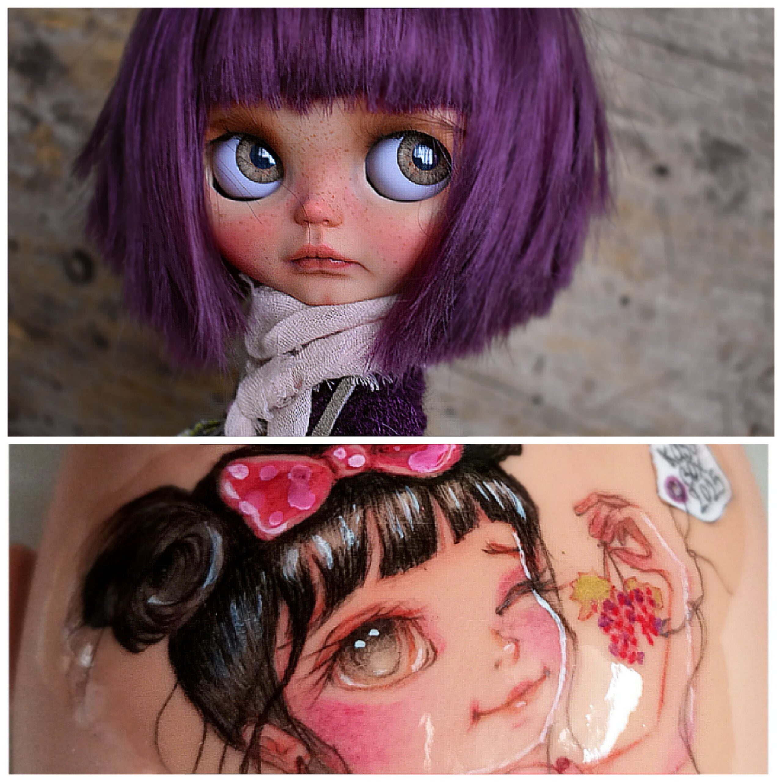 #207-16 OOAK-BlytheDollMulberry
