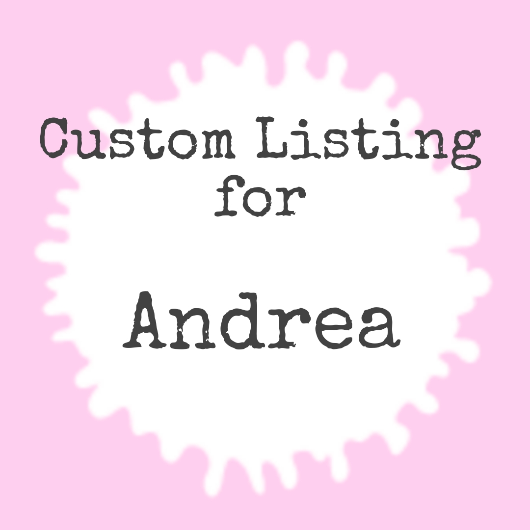 #214-01 CustomListingForAndrea