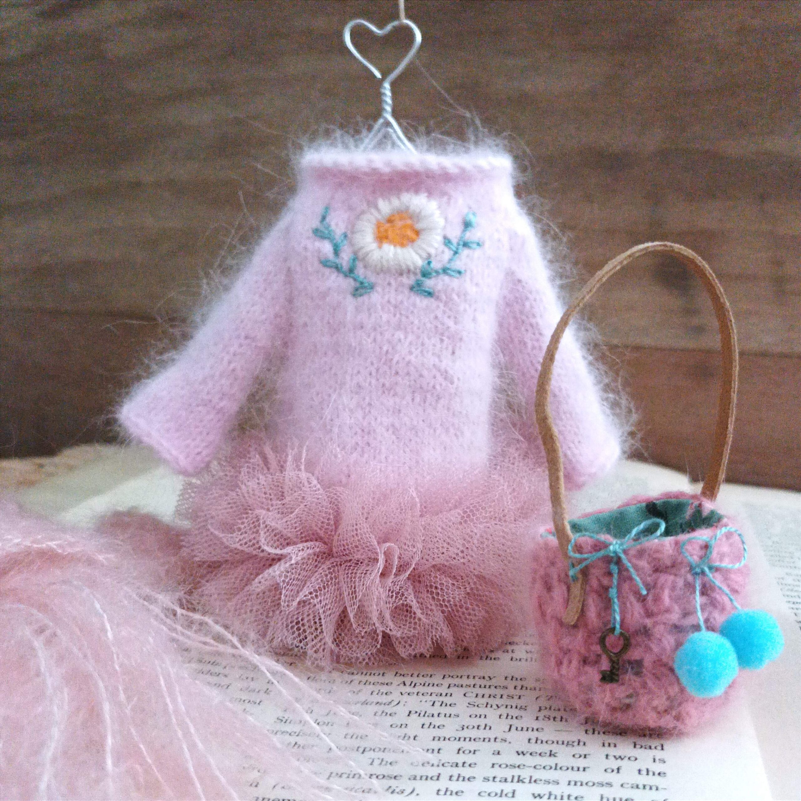 #228-03 PinkAngoraOutfit
