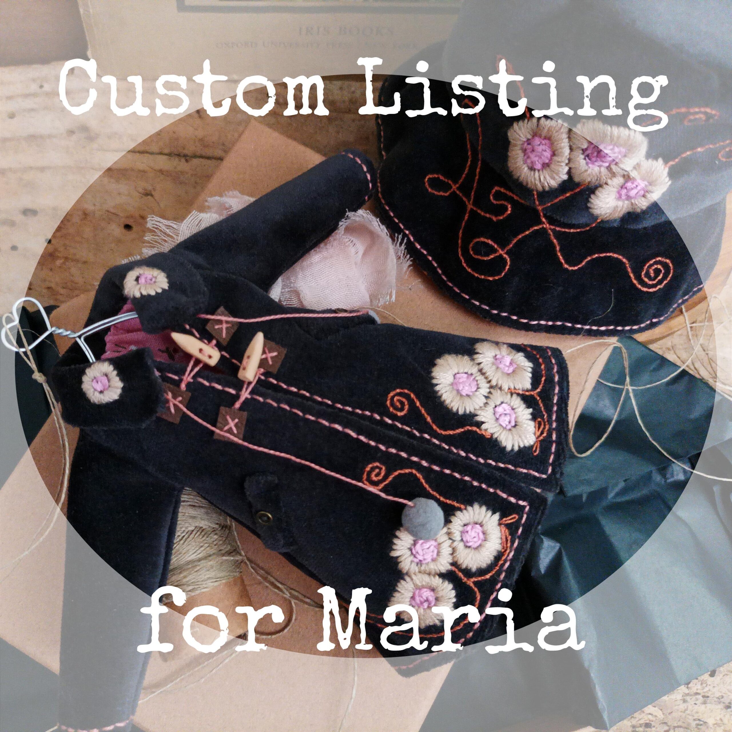#244-01 CustomListingForMaria