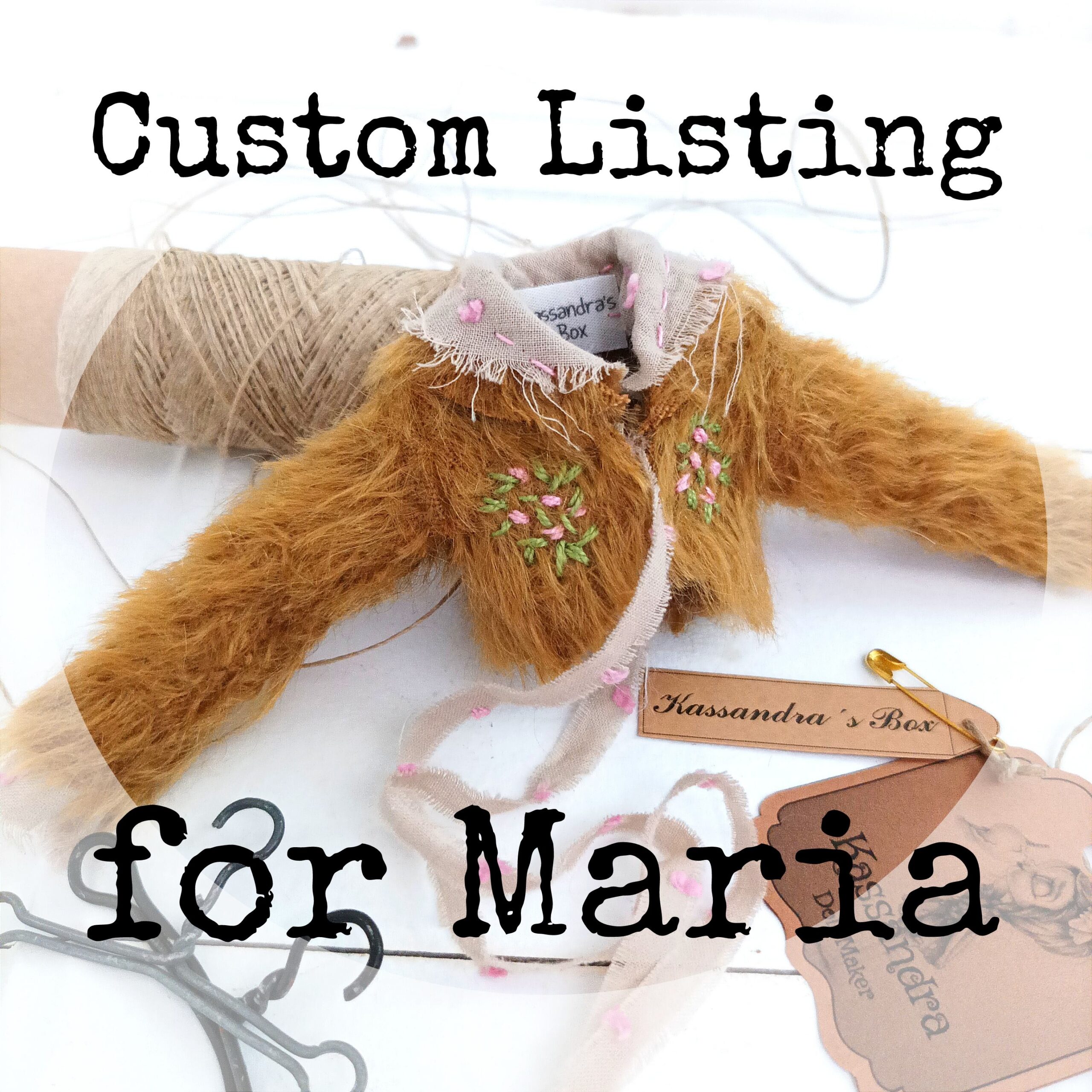 #245-01 CustomListingForMaria